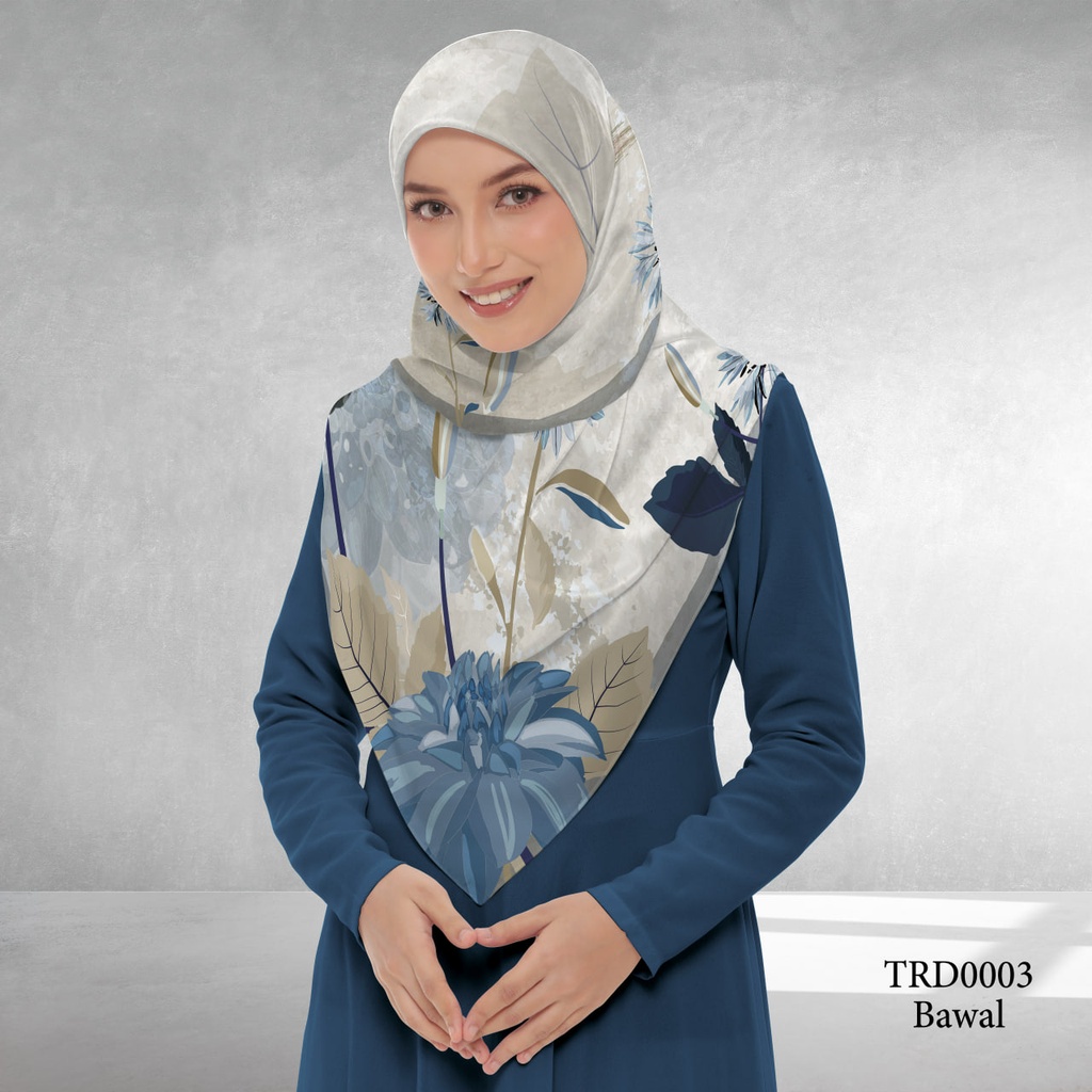 Tudung Bawal (Square Hijab) in TRD0003