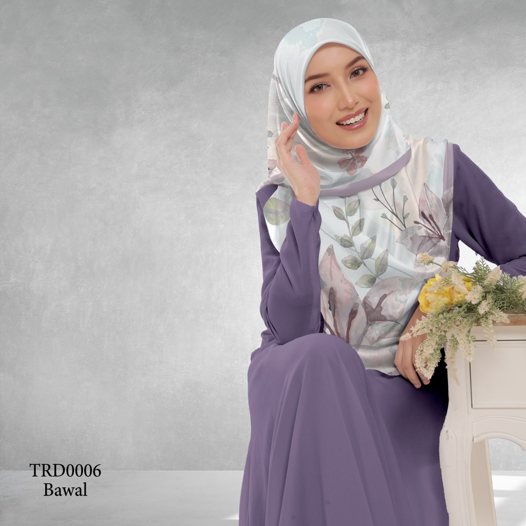 Tudung Bawal (Square Hijab) in TRD0006