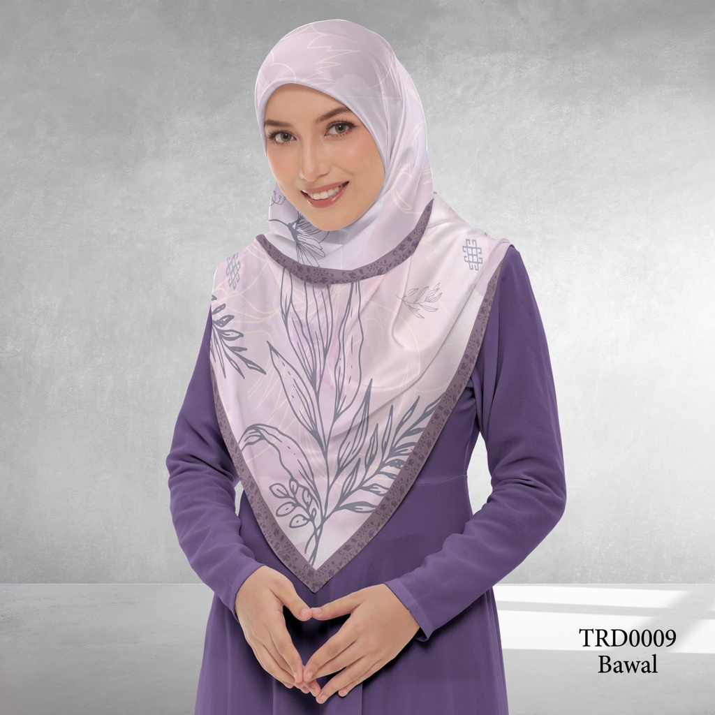 Tudung Bawal (Square Hijab) in TRD0009