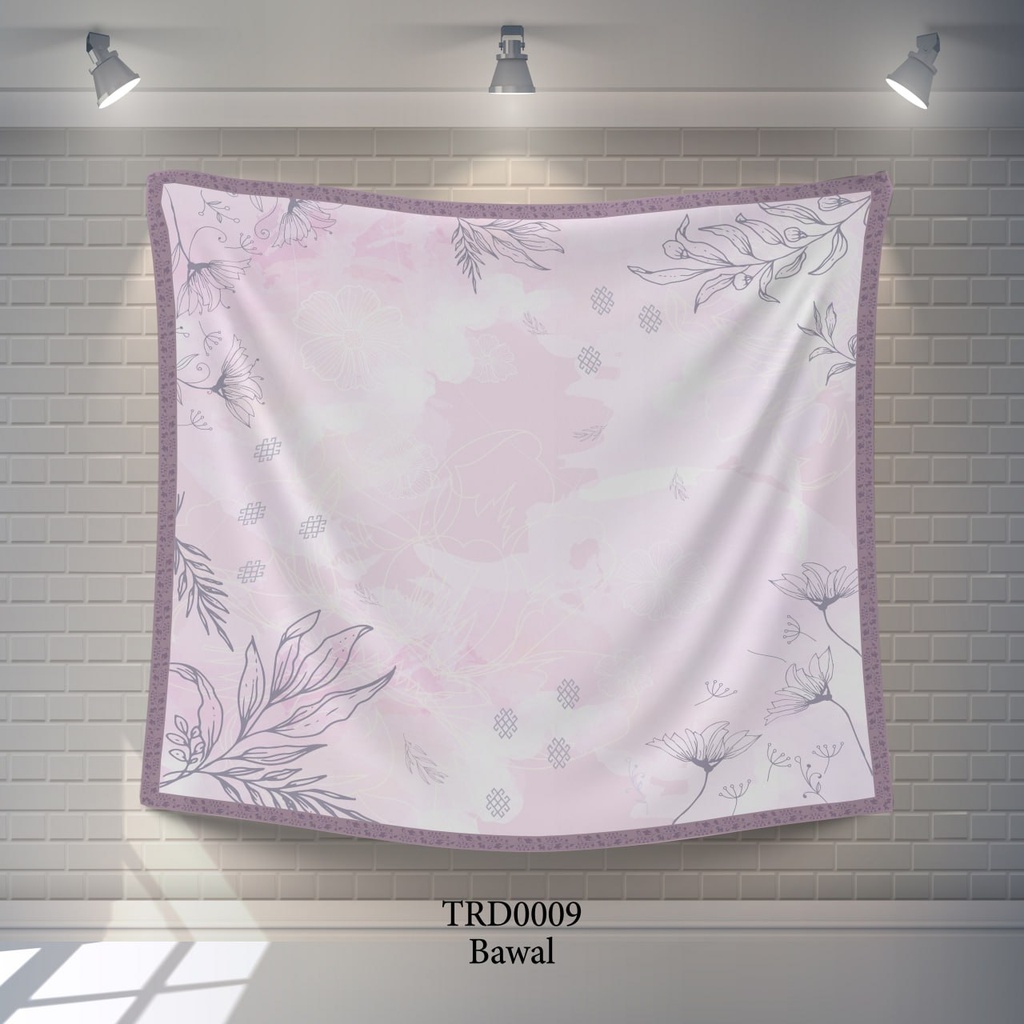 Tudung Bawal (Square Hijab) in TRD0009