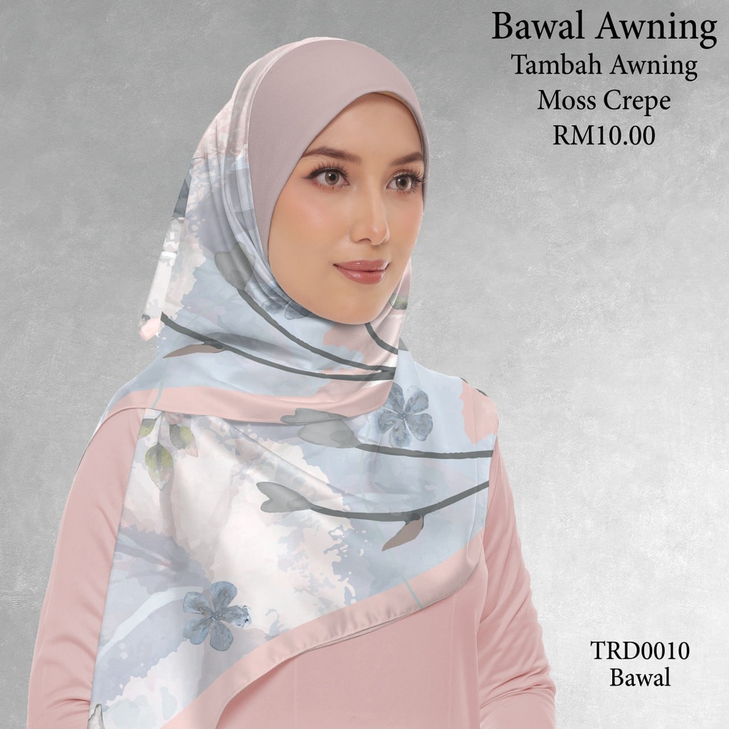 Tudung Bawal (Square Hijab) in TRD0010