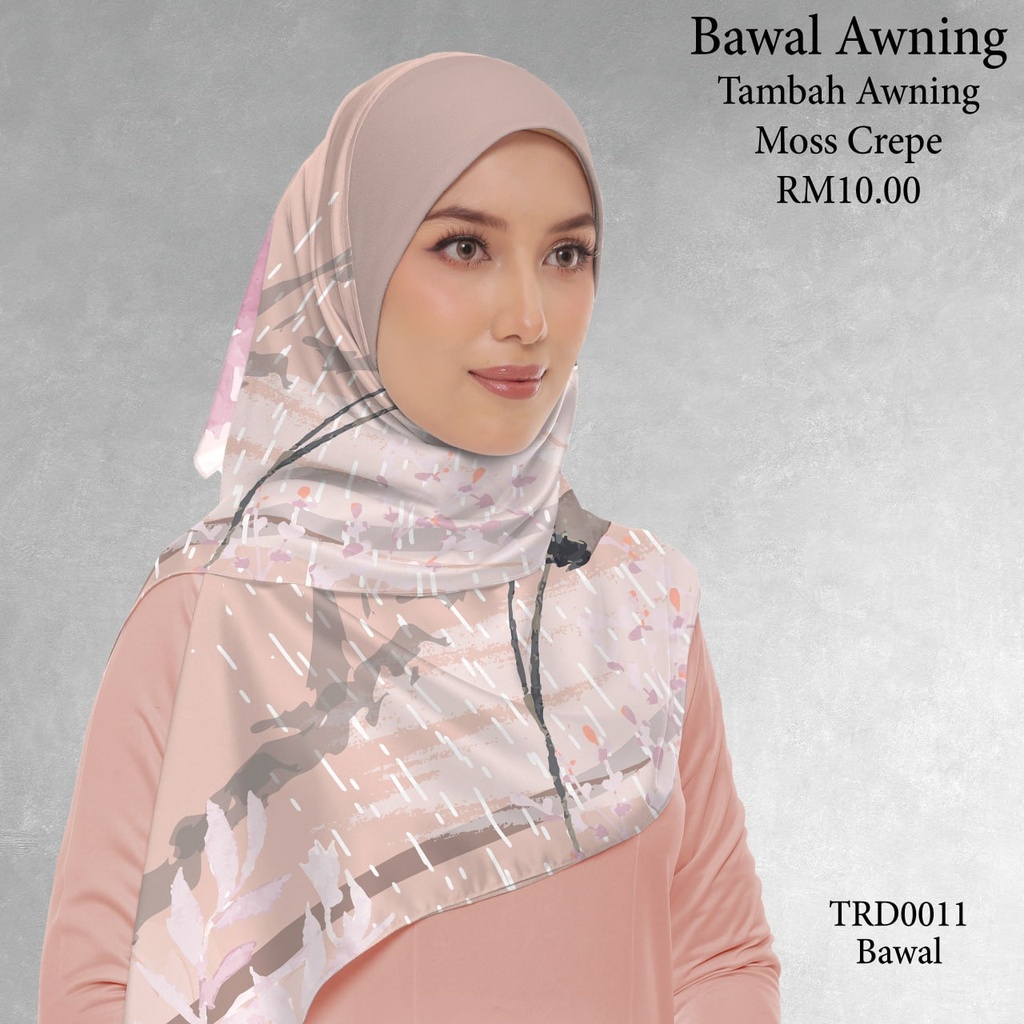 Tudung Bawal (Square Hijab) in TRD0011