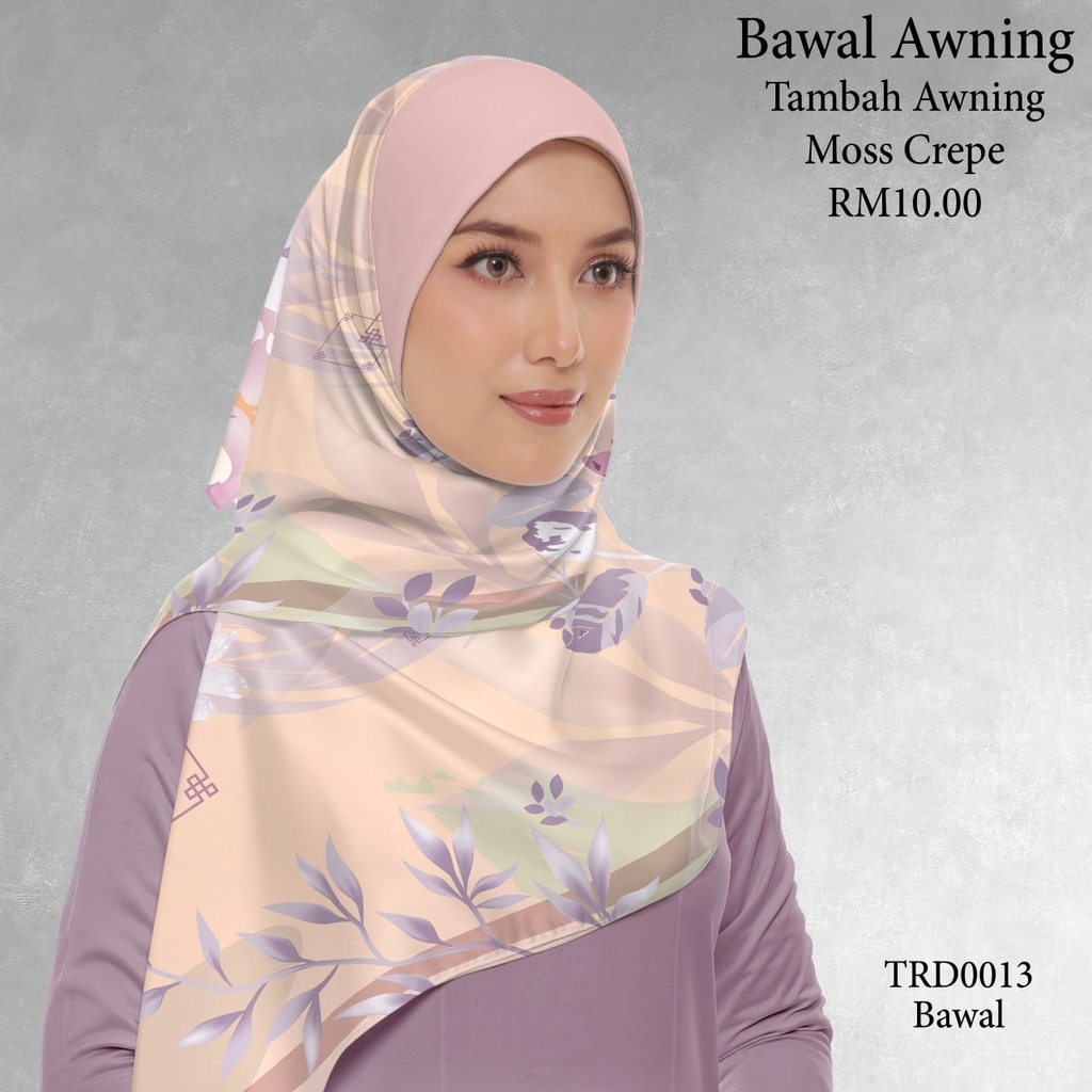 Tudung Bawal (Square Hijab) in TRD0013