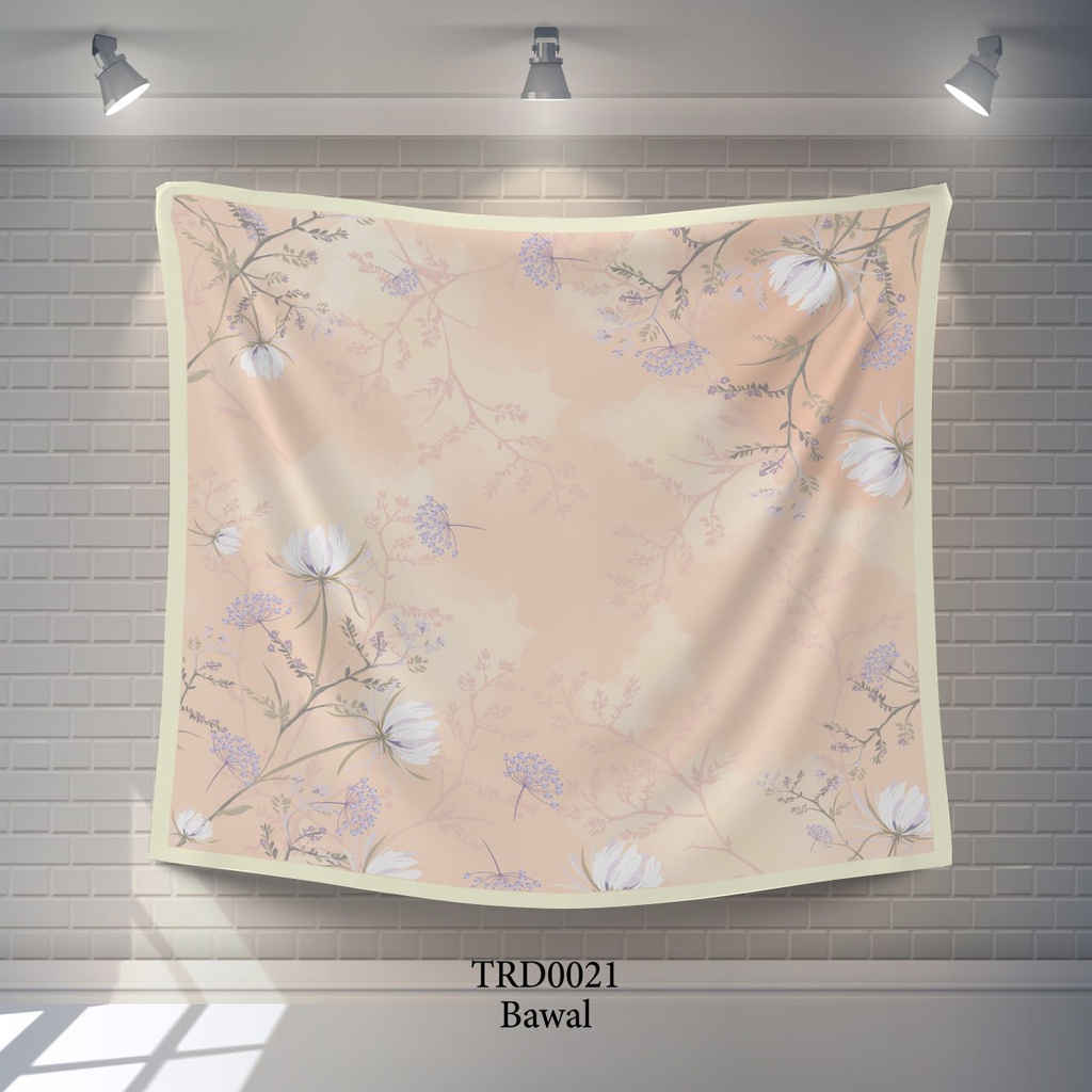 Tudung Bawal (Square Hijab) in TRD0021