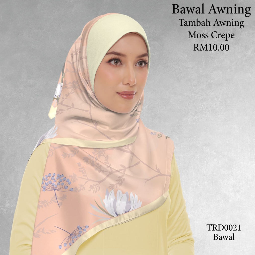 Tudung Bawal (Square Hijab) in TRD0021