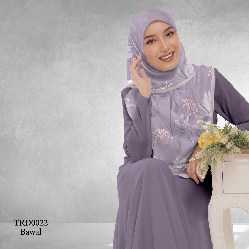 Tudung Bawal (Square Hijab) in TRD0022