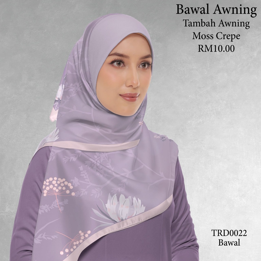 Tudung Bawal (Square Hijab) in TRD0022