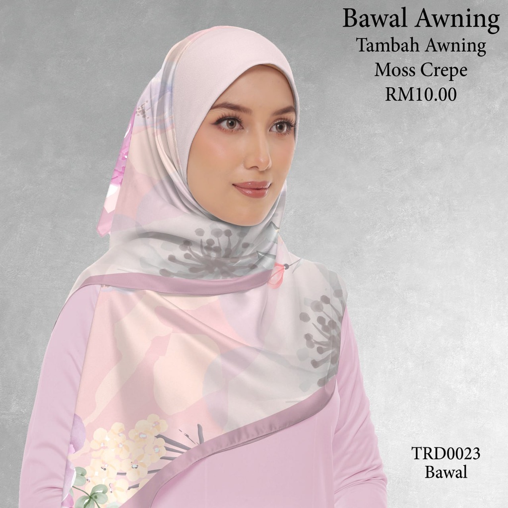 Tudung Bawal (Square Hijab) in TRD0023