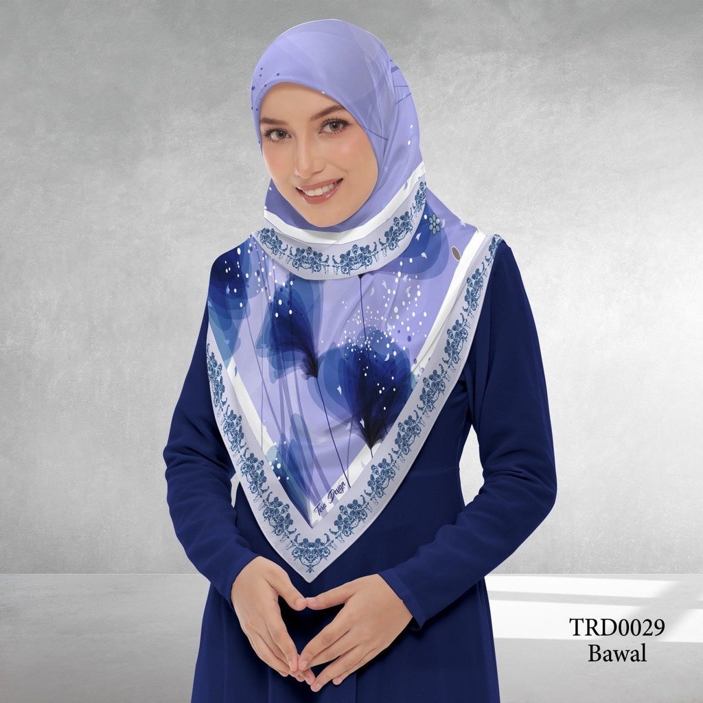 Tudung Bawal (Square Hijab) in TRD0029