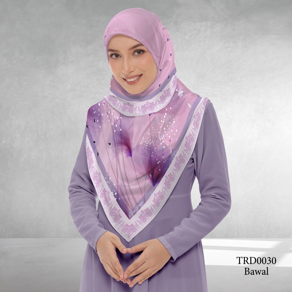 Tudung Bawal (Square Hijab) in TRD0030