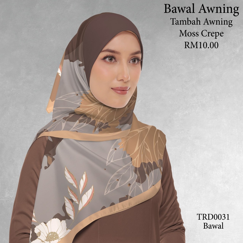 Tudung Bawal (Square Hijab) in TRD0031