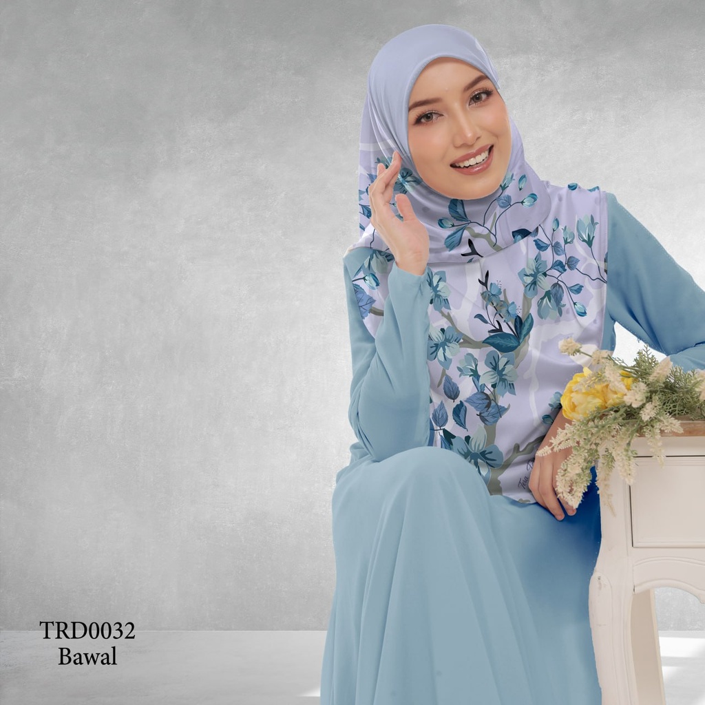 Tudung Bawal (Square Hijab) in TRD0032