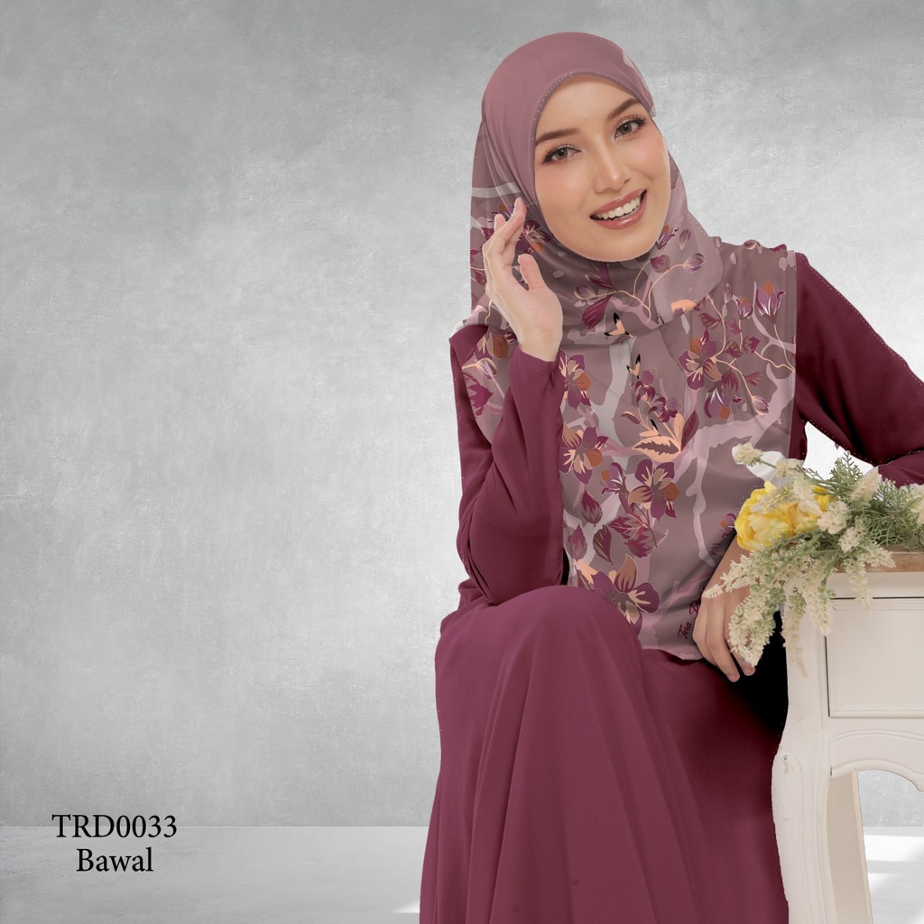 Tudung Bawal (Square Hijab) in TRD0033