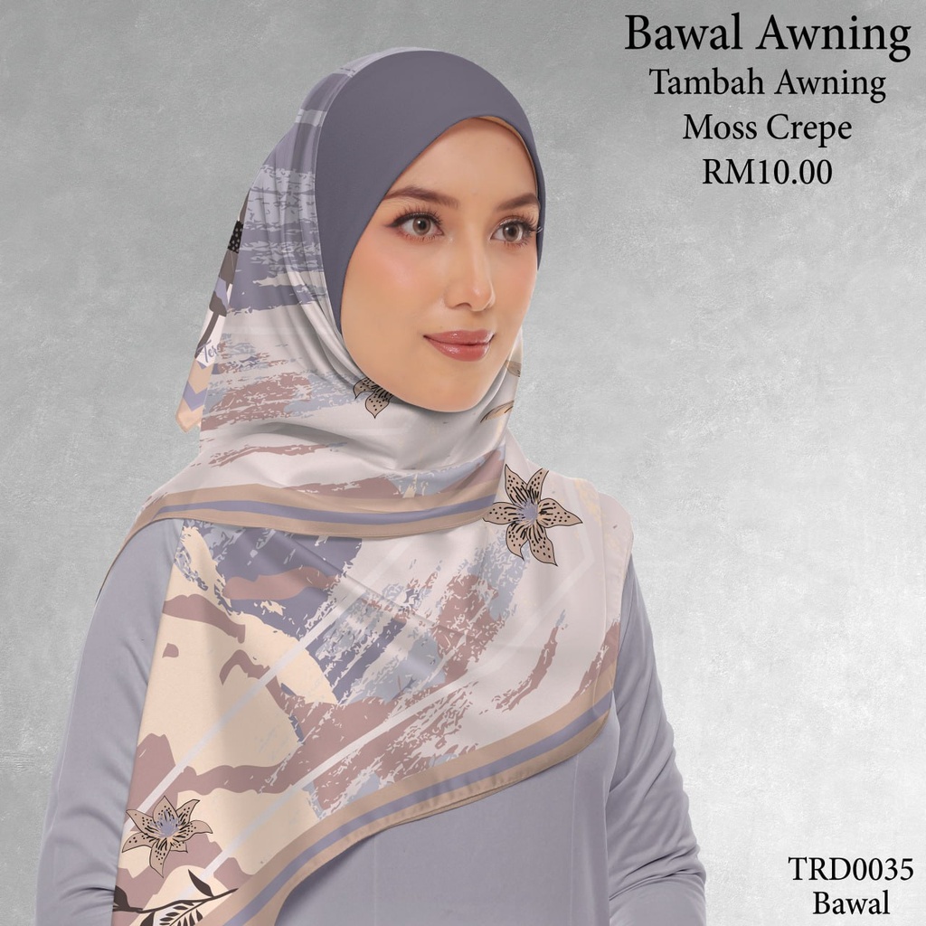 Tudung Bawal (Square Hijab) in TRD0035