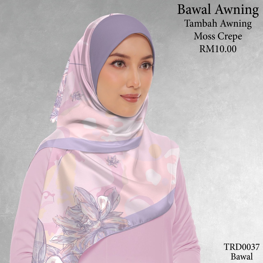 Tudung Bawal (Square Hijab) in TRD0037