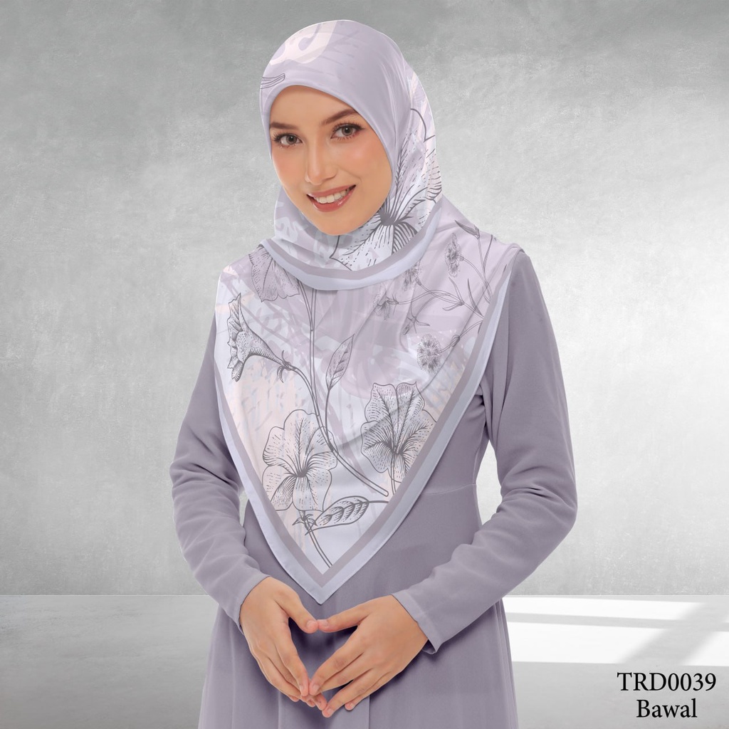 Tudung Bawal (Square Hijab) in TRD0039