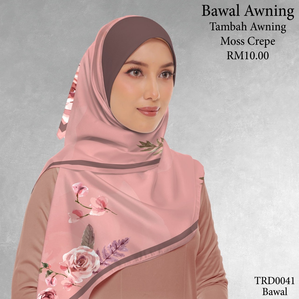 Tudung Bawal (Square Hijab) in TRD0041