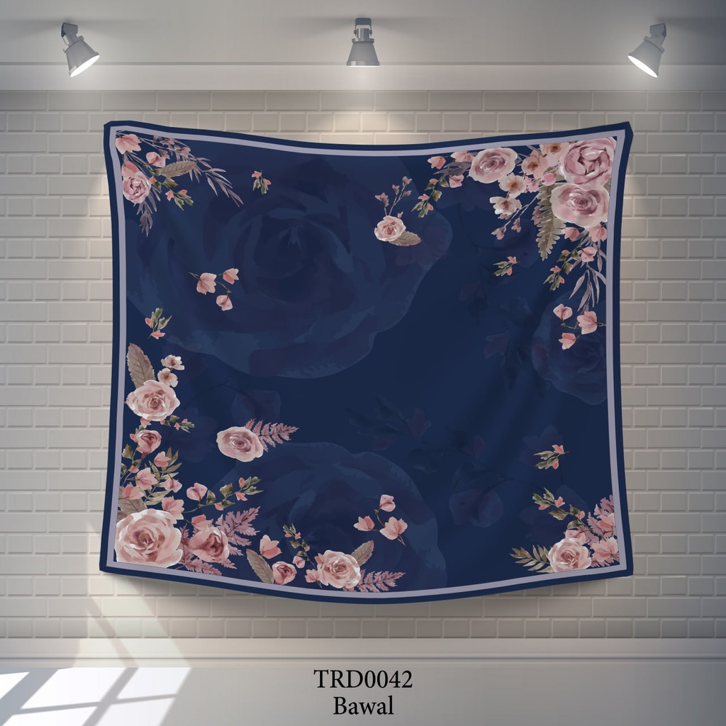 Tudung Bawal (Square Hijab) in TRD0042