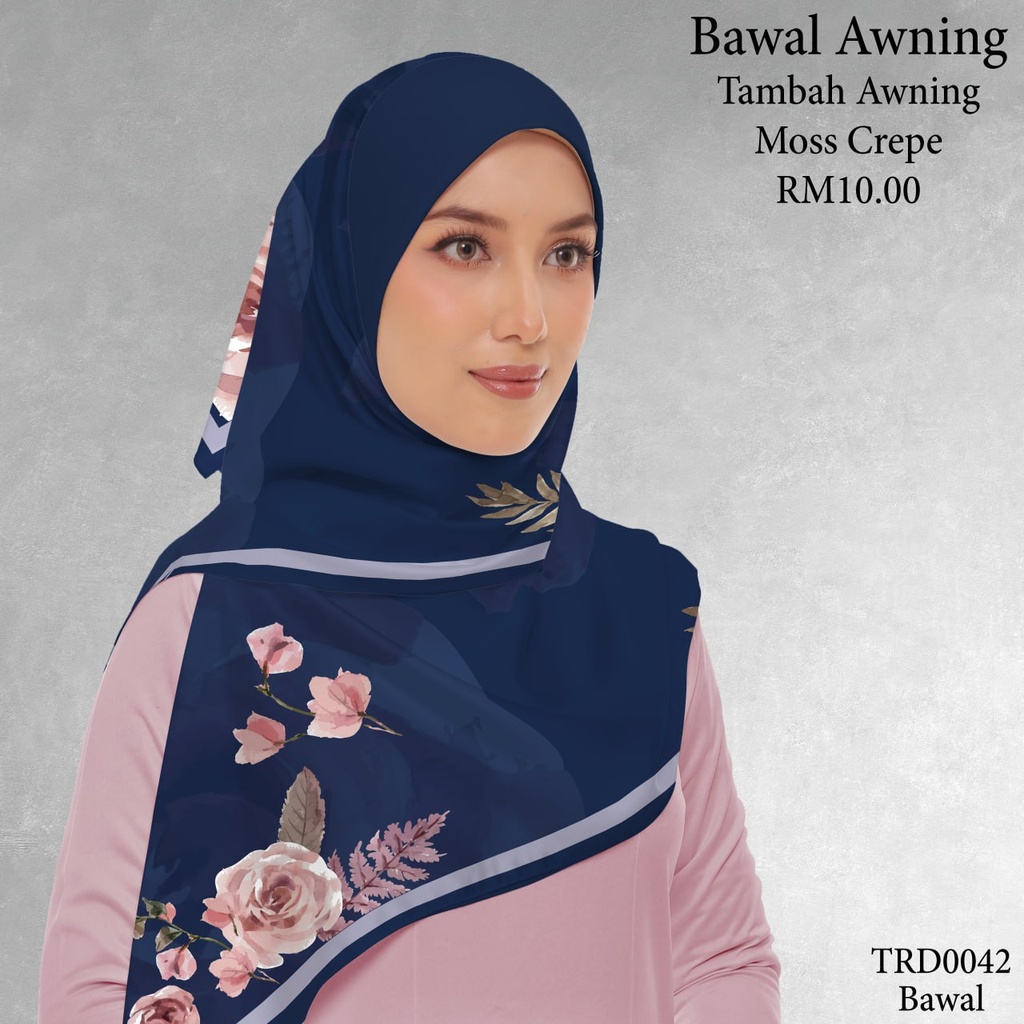 Tudung Bawal (Square Hijab) in TRD0042