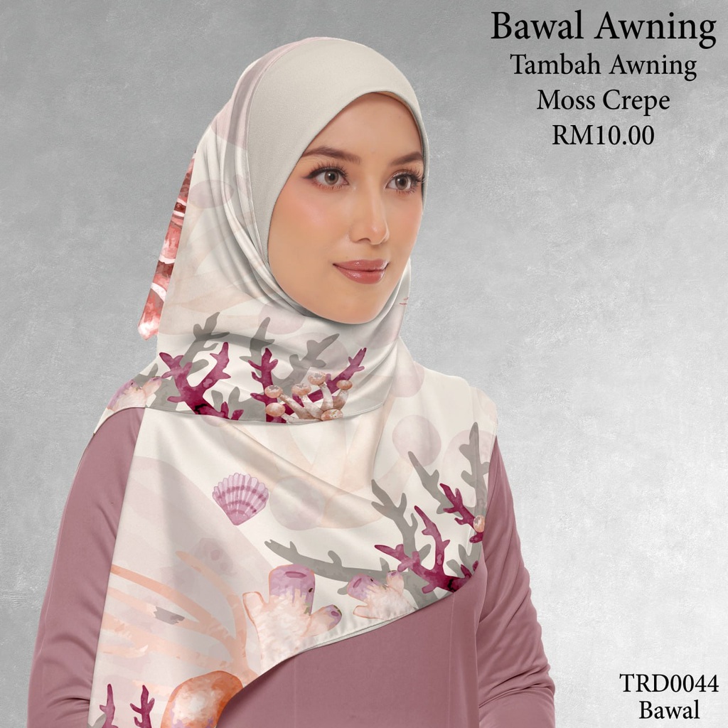 Tudung Bawal (Square Hijab) in TRD0044