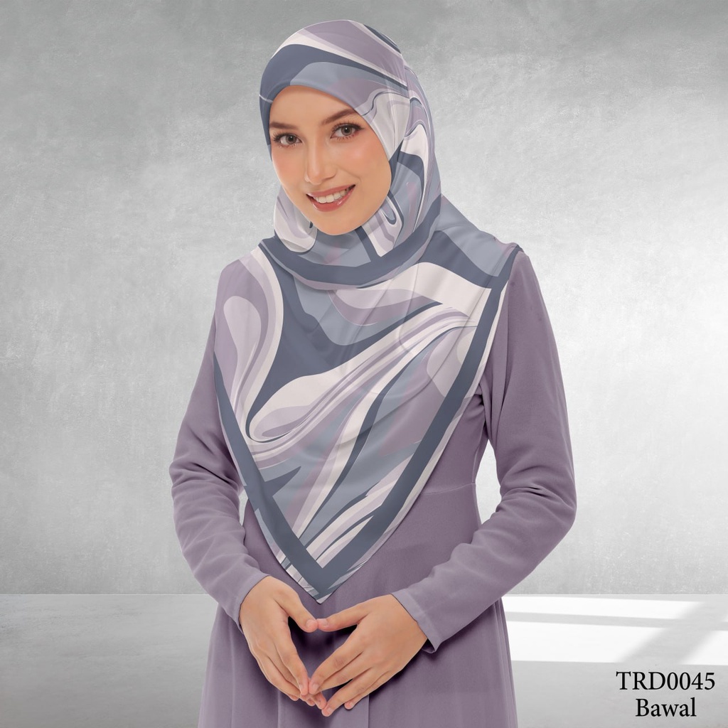 Tudung Bawal (Square Hijab) in TRD0045