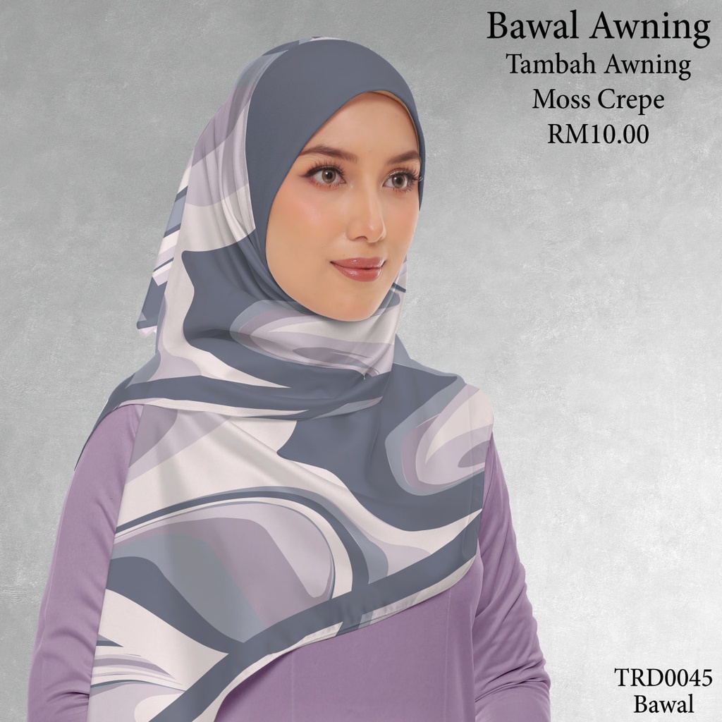 Tudung Bawal (Square Hijab) in TRD0045