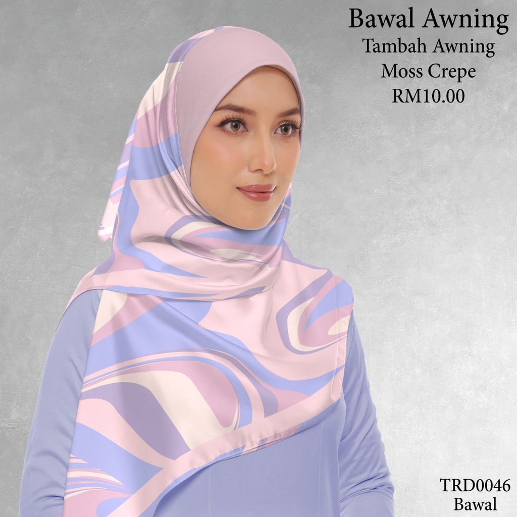 Tudung Bawal (Square Hijab) in TRD0046