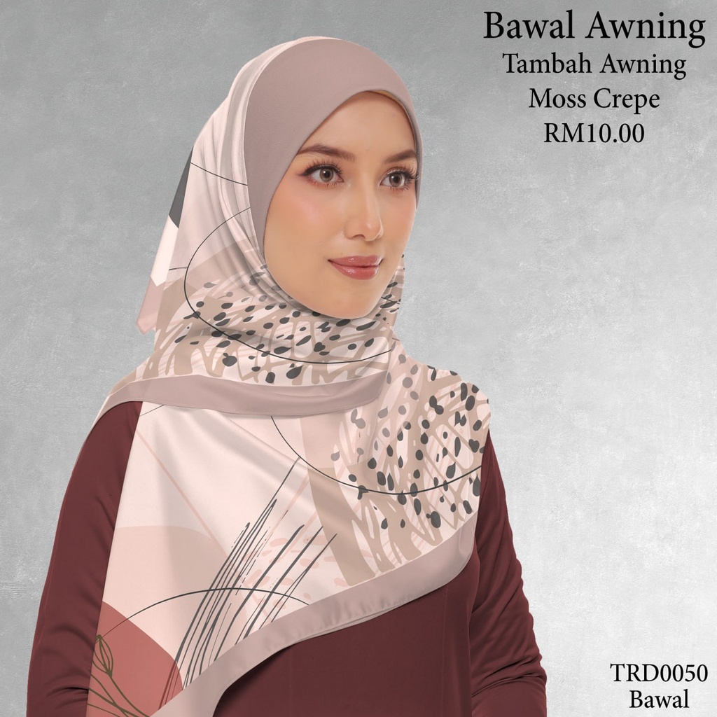 Tudung Bawal (Square Hijab) in TRD0050