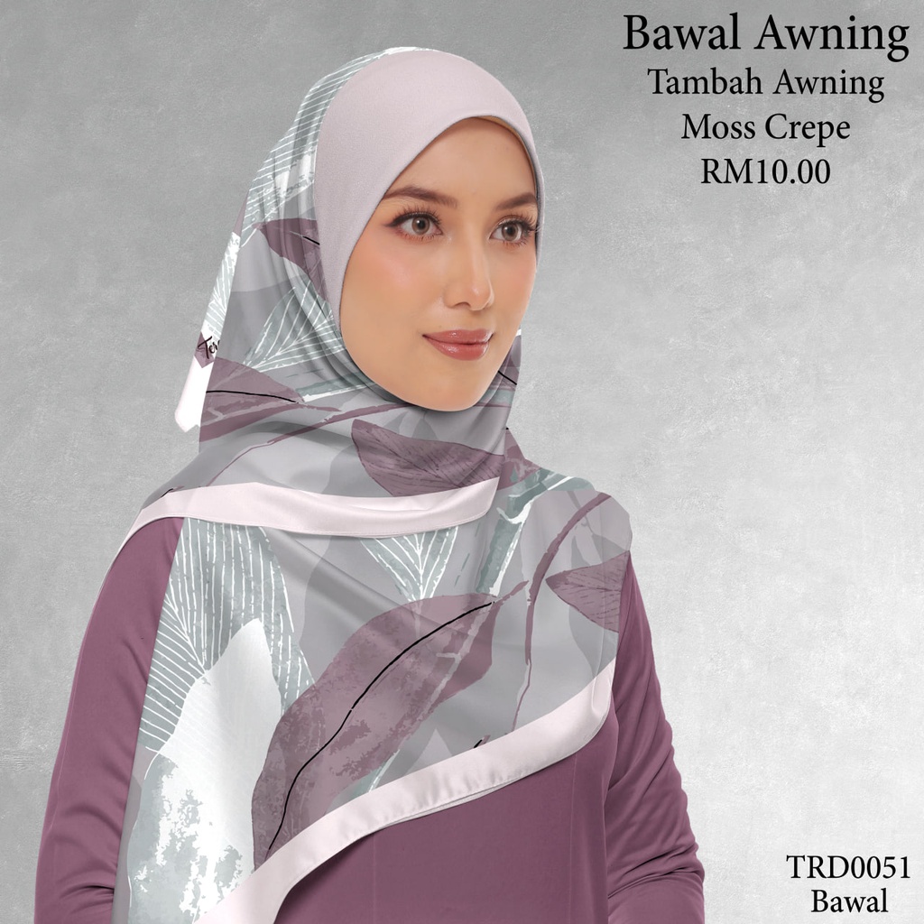 Tudung Bawal (Square Hijab) in TRD0051