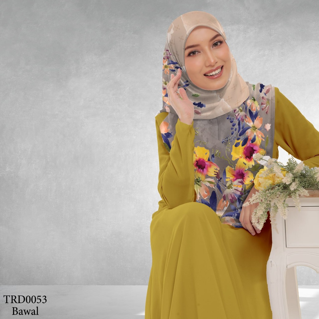 Tudung Bawal (Square Hijab) in TRD0053