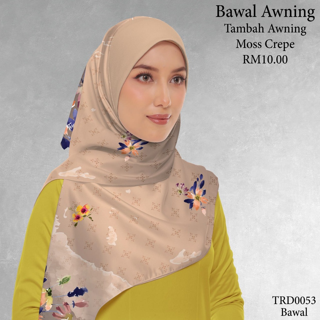 Tudung Bawal (Square Hijab) in TRD0053