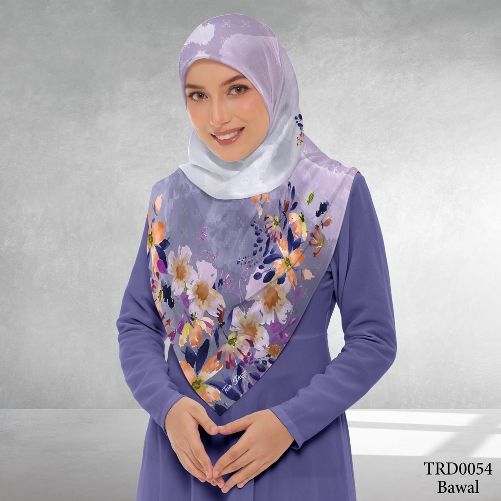 Tudung Bawal (Square Hijab) in TRD0054