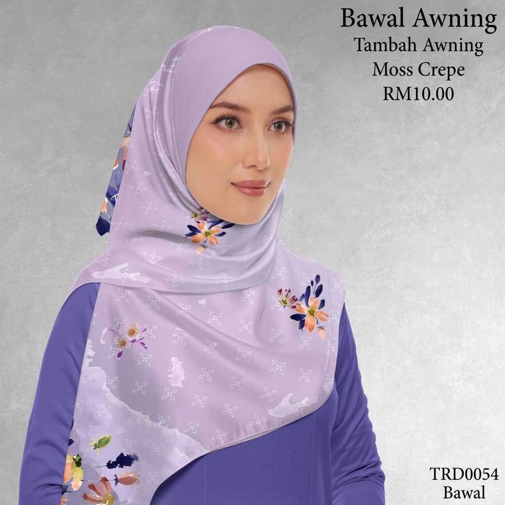 Tudung Bawal (Square Hijab) in TRD0054