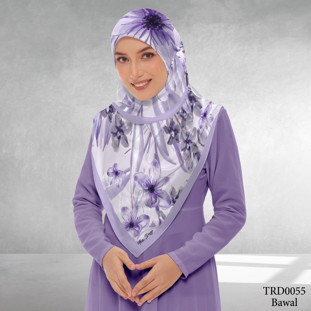 Tudung Bawal (Square Hijab) in TRD0055