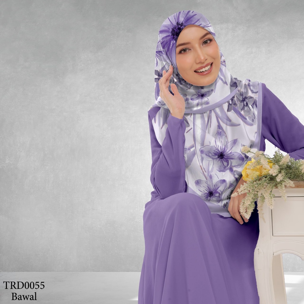 Tudung Bawal (Square Hijab) in TRD0055