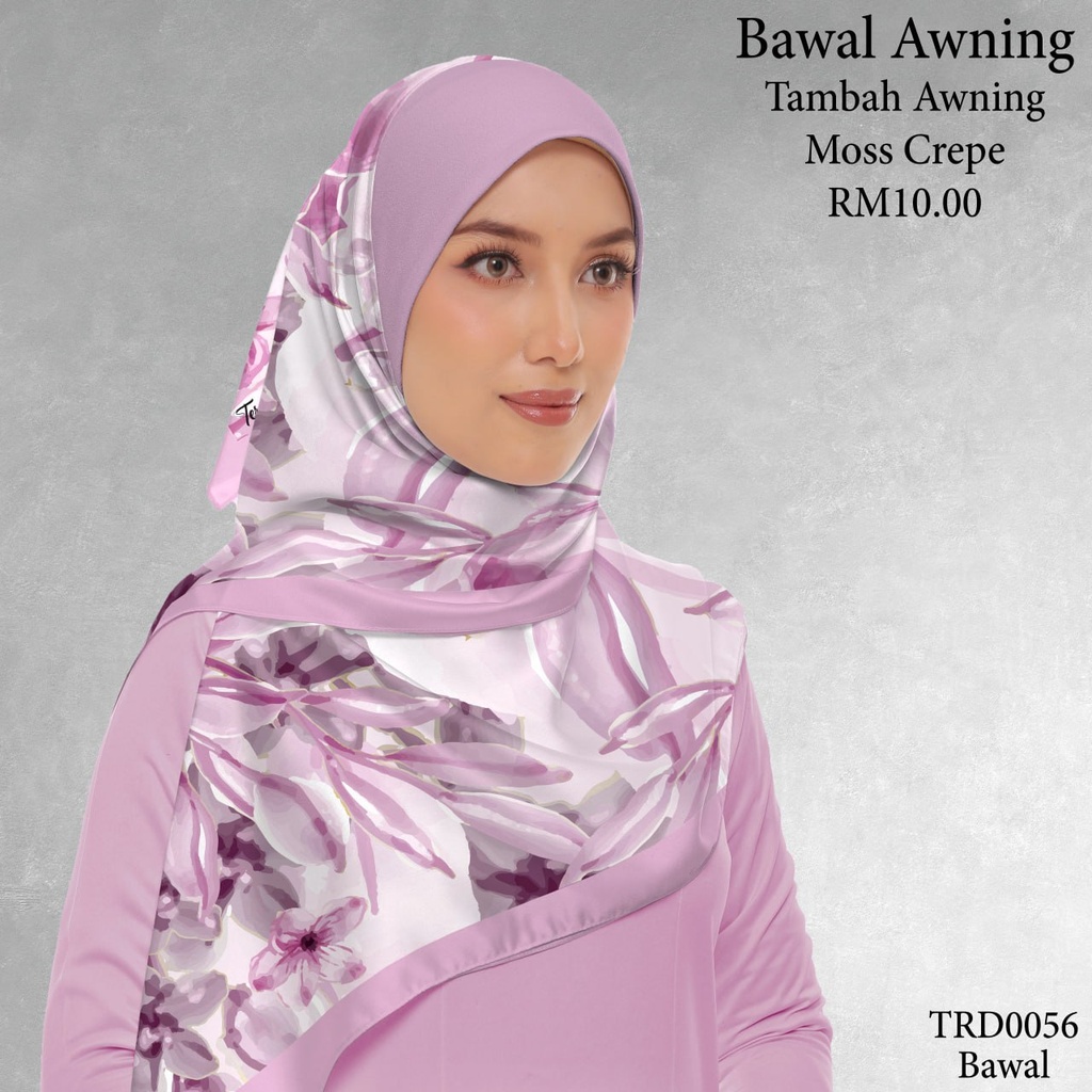 Tudung Bawal (Square Hijab) in TRD0056