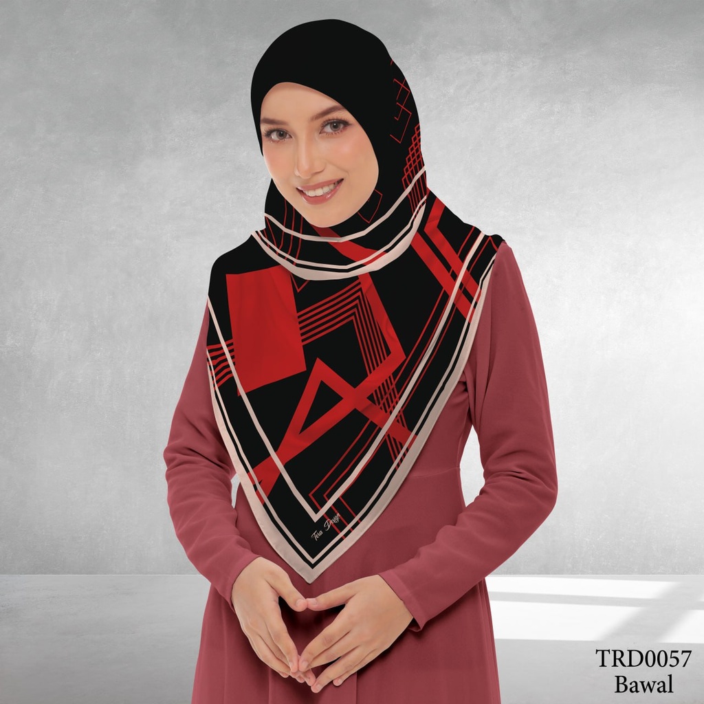 Tudung Bawal (Square Hijab) in TRD0057