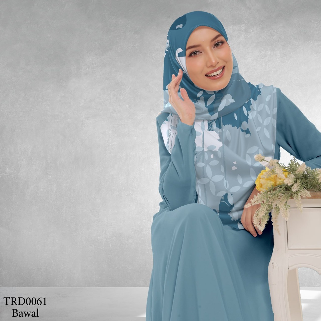 Tudung Bawal (Square Hijab) in TRD0061