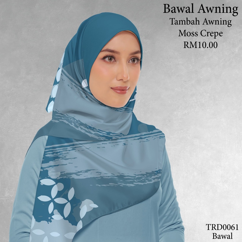 Tudung Bawal (Square Hijab) in TRD0061