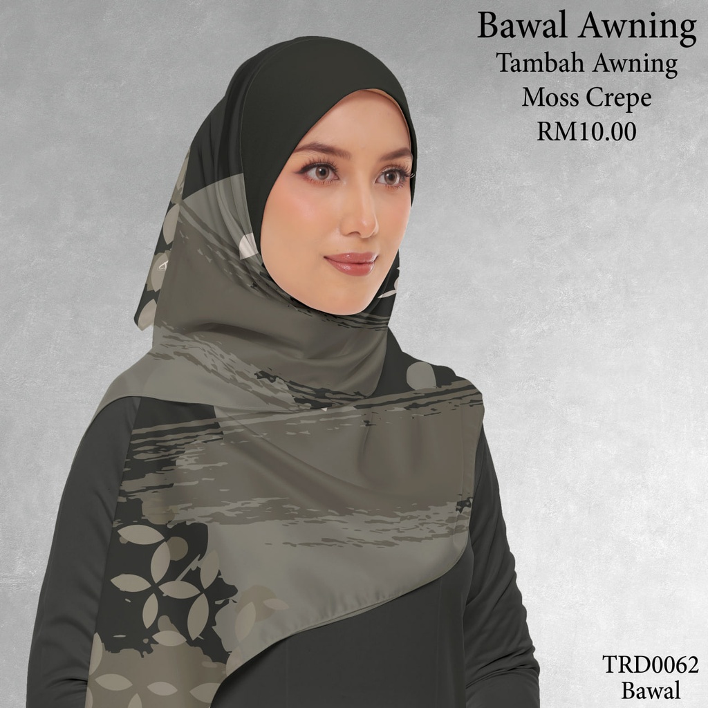 Tudung Bawal (Square Hijab) in TRD0062