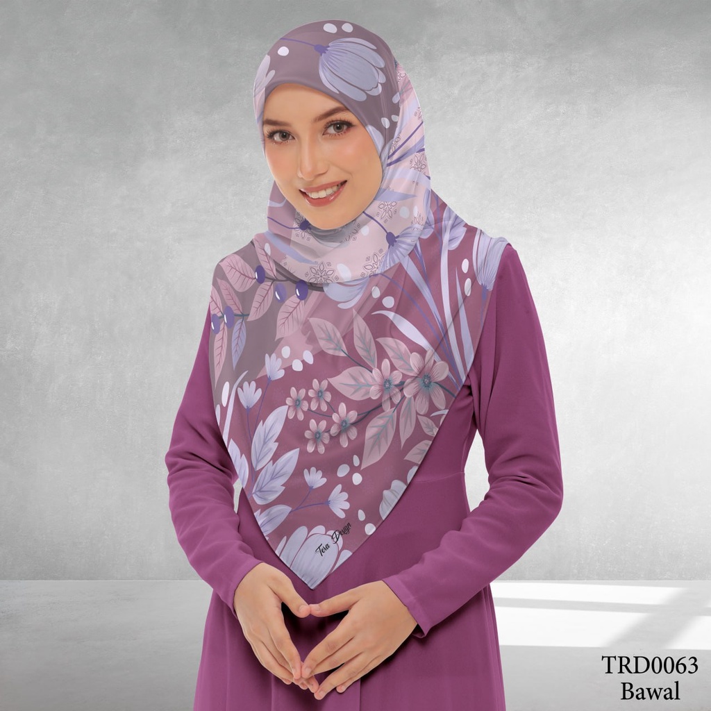 Tudung Bawal (Square Hijab) in TRD0063