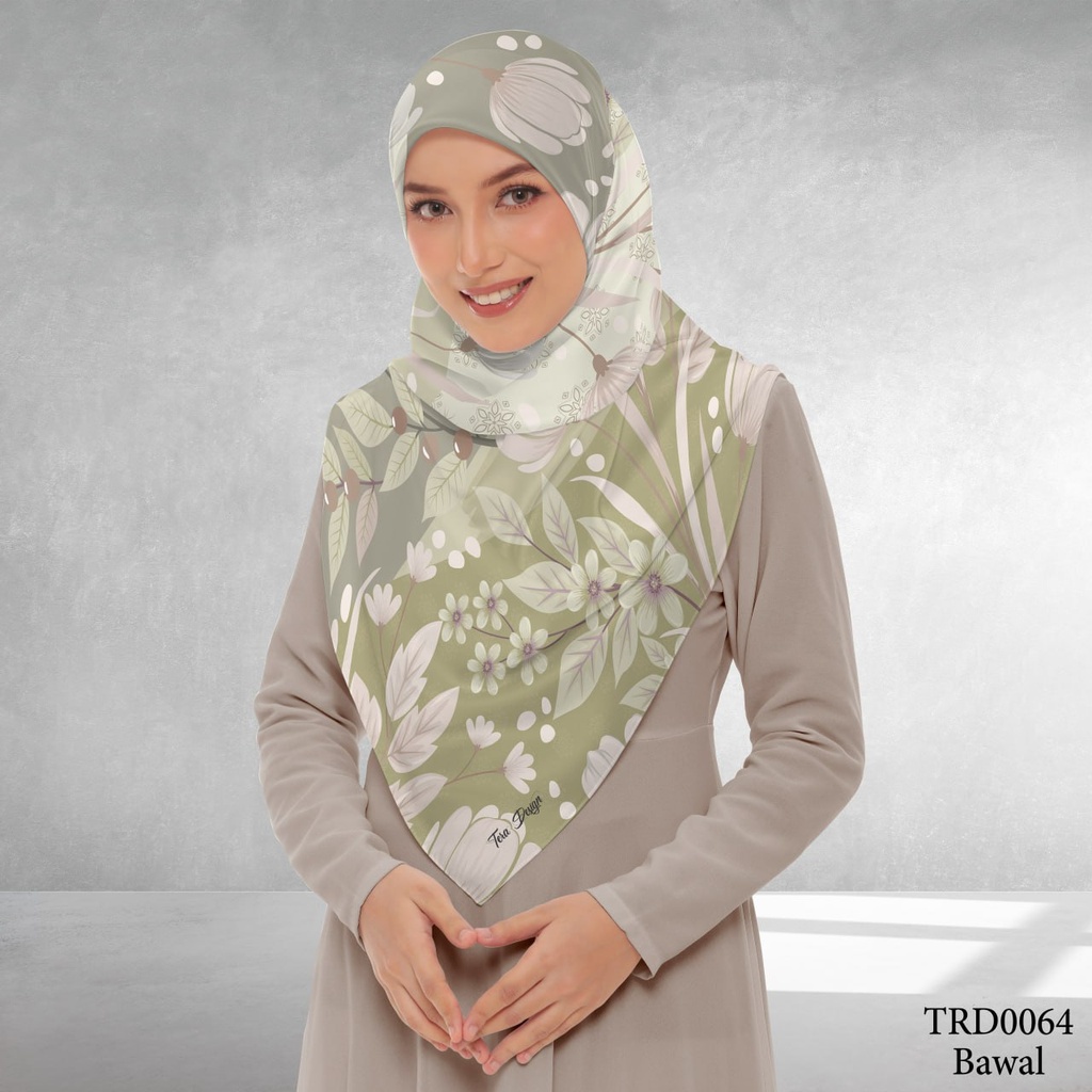 Tudung Bawal (Square Hijab) in TRD0064