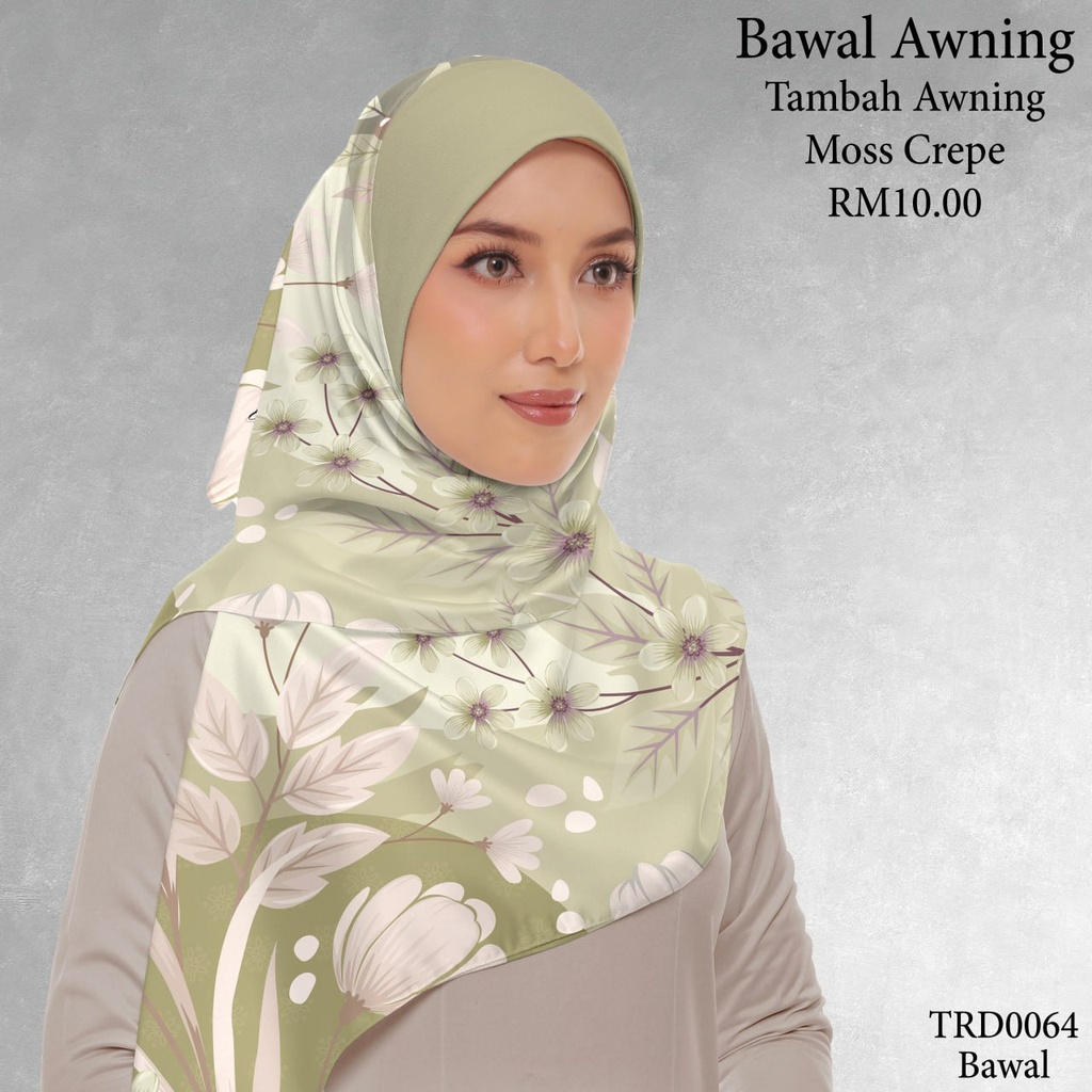 Tudung Bawal (Square Hijab) in TRD0064