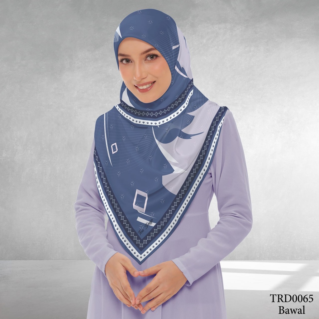 Tudung Bawal (Square Hijab) in TRD0065