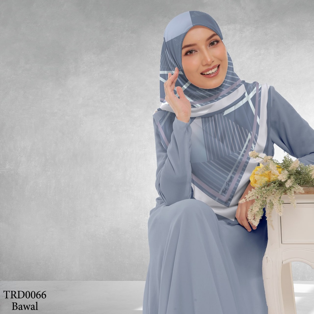 Tudung Bawal (Square Hijab) in TRD0066