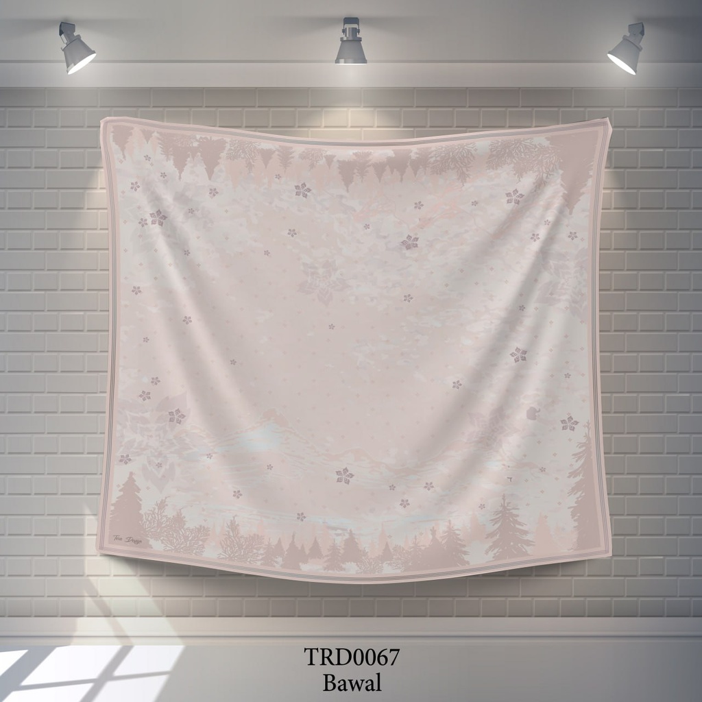 Tudung Bawal (Square Hijab) in TRD0067