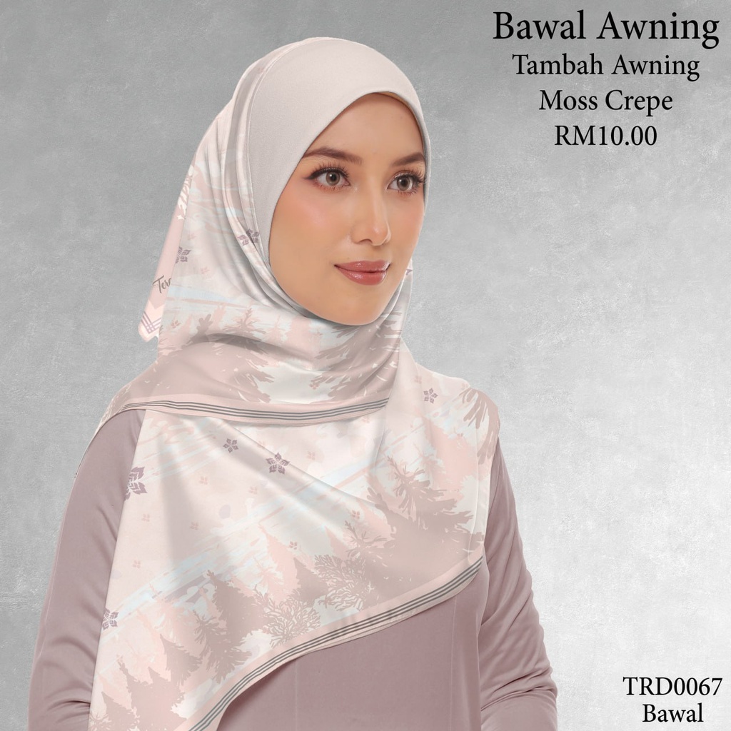 Tudung Bawal (Square Hijab) in TRD0067