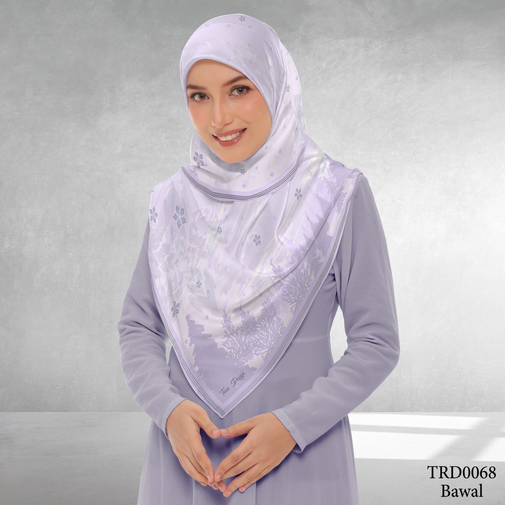 Tudung Bawal (Square Hijab) in TRD0068