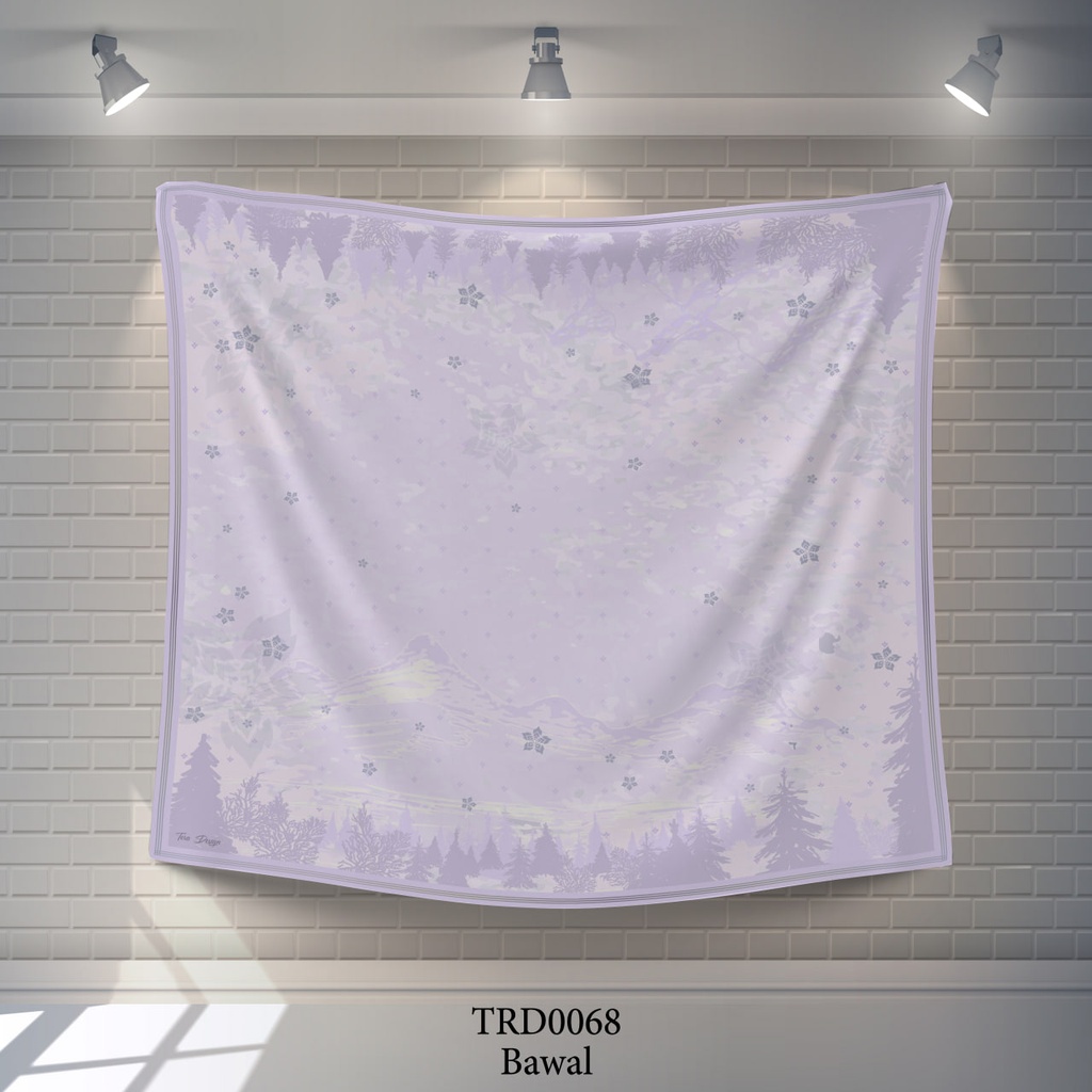 Tudung Bawal (Square Hijab) in TRD0068