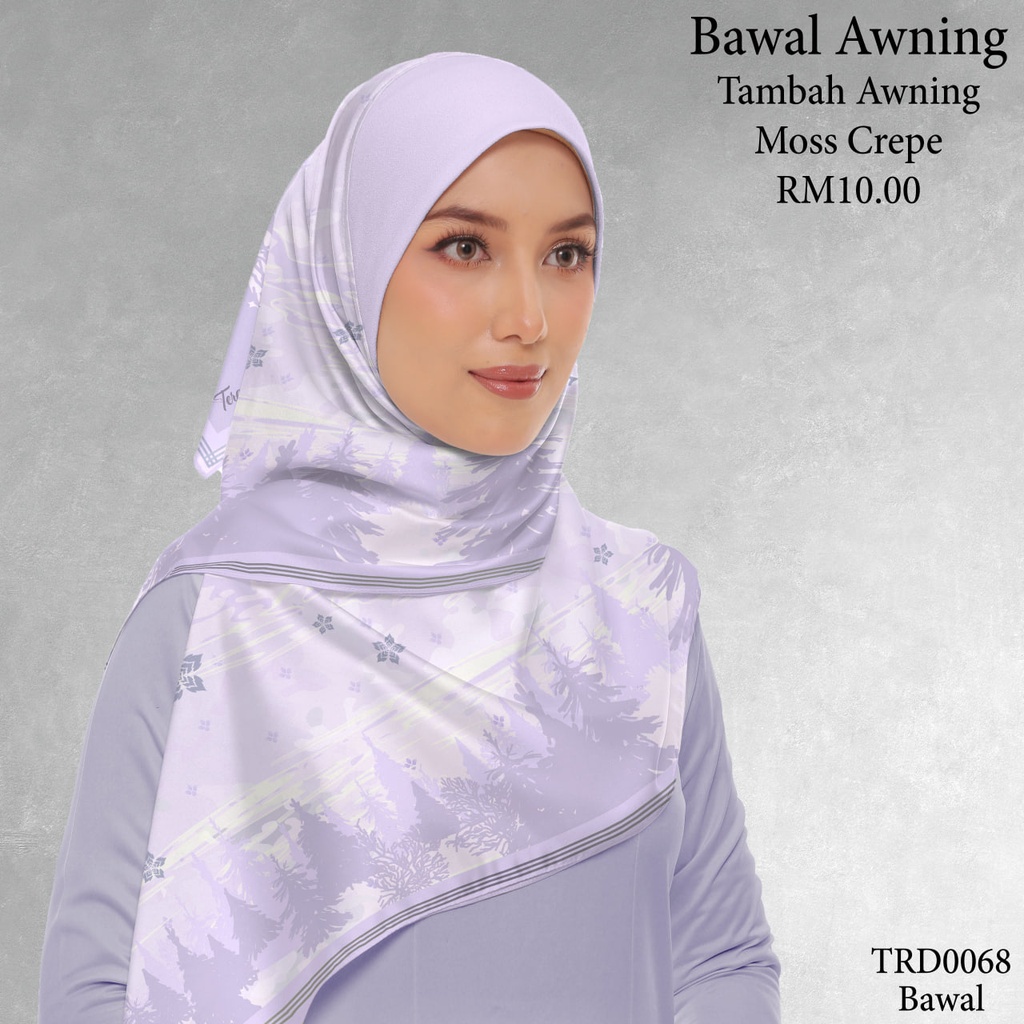 Tudung Bawal (Square Hijab) in TRD0068